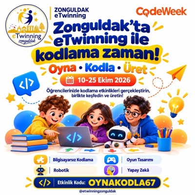 Zonguldak’ta eTwinning ile Kodlama Zamanı!